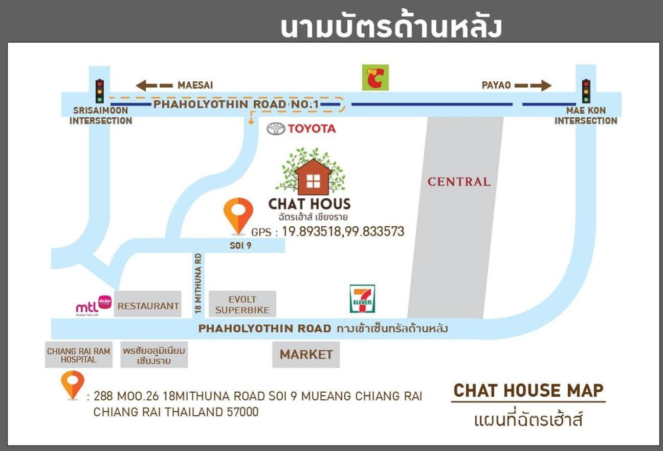 Chat House Soi 18 Mithuna Chiangrai Chiang Rai Buitenkant foto